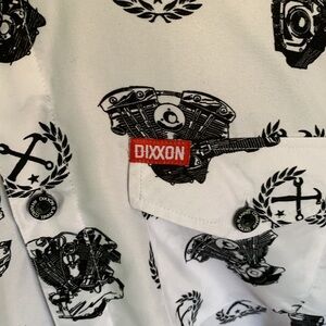 DIXXON, FORM and FUNCTION. PARTY SHIRT. “V-TWIN” excellent condition